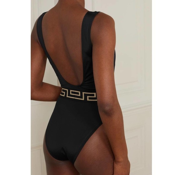 VERSACE Medusa Greca logo waist swimsuit - Picture 3 of 4